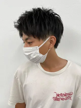 ショート センターパート/ ニュアンスパーマ正樹のヘアスタイル