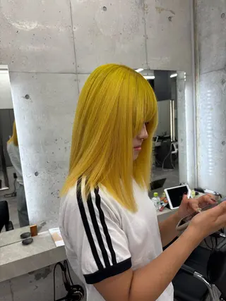 ミディアム ローレンドットフレア所属・天神美容室  / maiのヘアスタイル