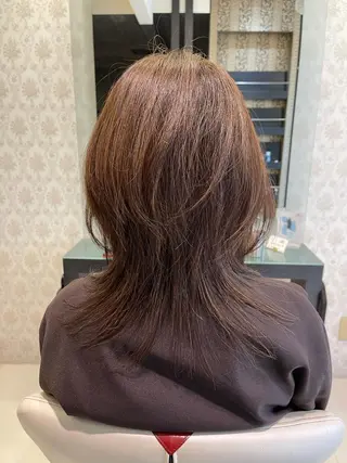 ミディアム 杉田 一浩のヘアスタイル