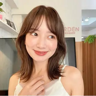 ミディアム カラー TOI所属・内野   龍海 / レイヤーカットのヘアスタイル