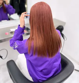 セミロング カラー ヘアアレンジ 愛されカラー🩷 はるなのヘアスタイル