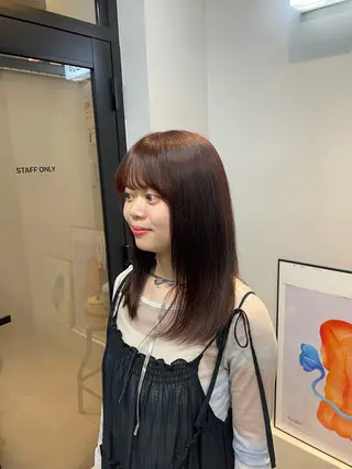 カラー RIKO / ICI 伏見/カラーモデル/のヘアスタイル