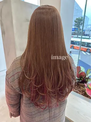 ロング 小村 理音のヘアスタイル