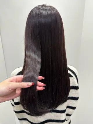 ロング カラー 🍓韓国ヘア レイヤ ーカット🍓笠原 葵のヘアスタイル