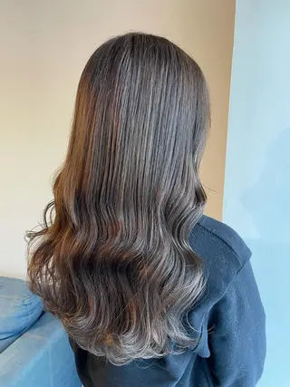 ロング カラー ヘアアレンジ キッズ ネイル マツエク・マツパ アイブロウ 透明感カラー/推しカ ラー☁️JURAのヘアスタイル