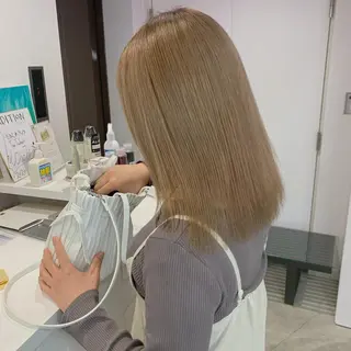 ミディアム 韓国風/髪質改善 赤み消し✨junkiのヘアスタイル