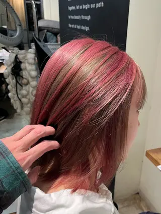 カラー ✨透明感カラー🫧 れんのヘアスタイル