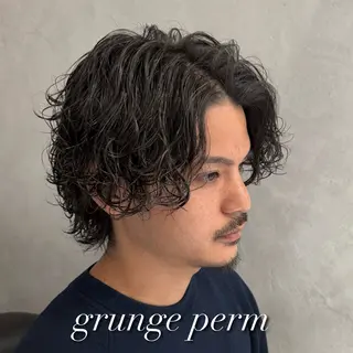 パーマ メンズ 横浜メンズパーマ🔥 大野賢人のヘアスタイル