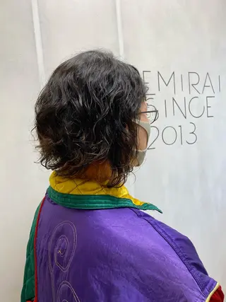 ミディアム カラー メンズ 🟢NEGi🟣 🫧髪質改善のヘアスタイル