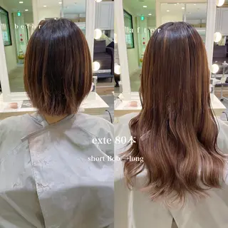 ショート エクステ/ハイトーン 🐏☁️miminaのヘアスタイル