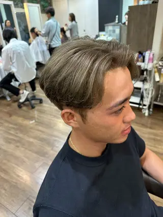 ショート カラー メンズ 小川 音哉「fluer」のヘアスタイル