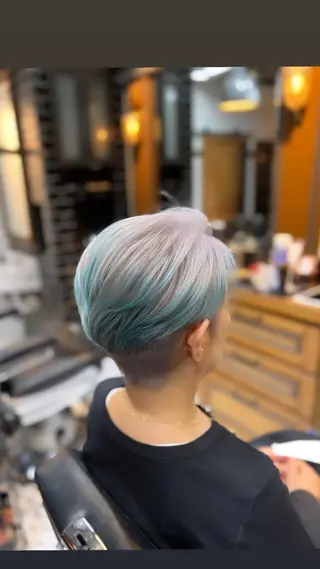 ショート カラー メンズNo.1💥 ユウトのヘアスタイル