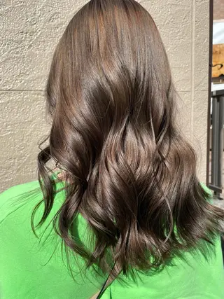 ロング カラー パーマ 海外レイヤー 🇺🇸/ヒナコのヘアスタイル