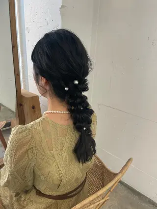 ヘアアレンジ 廣元 早紀のヘアスタイル