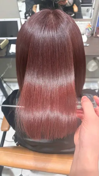 カラー 山田 優妃のヘアスタイル