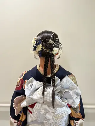 ヘアアレンジ 艶カラー 藤澤さくらのマツエク・マツパデザイン