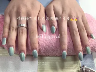 ネイル 北浦和 自爪育成ケアのネイルデザイン