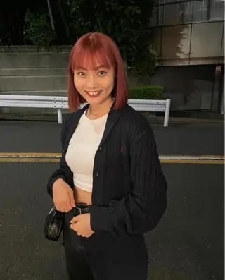 ショート カラー スパイラルパーマ 🌐hina⭐️のヘアスタイル