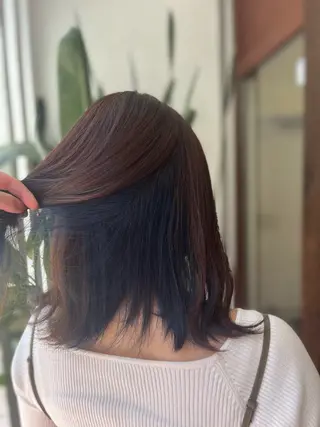 ミディアム カラー ぴんく髪の美容師🎀 🖤ゆうなのヘアスタイル