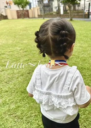 キッズ 瀬尾 由希菜のヘアスタイル