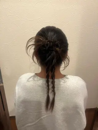 ヘアアレンジ Chocolat阿部野所属・なかじま ささらのヘアスタイル