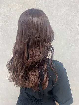 ロング カラー ヘアアレンジ N/デザインカラー 🌿ナギのヘアスタイル