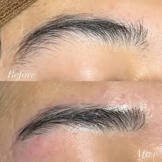 メンズ アイブロウ ななみ.⋆𝜗𝜚 艶カラー/まつパのヘアスタイル