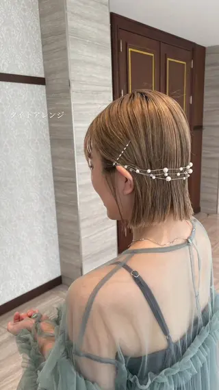 ヘアアレンジ ann  HEARTS所属・mei 『めい』のヘアスタイル