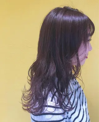 ロング カラー sano sayakaのヘアスタイル