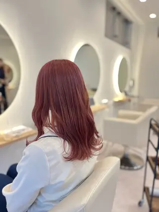 ミディアム カラー 髪質改善カラー/韓国 /井上 拓也のヘアスタイル