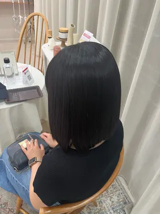 カラー mei/艶髪/透明感 カラー/ヘアセットのヘアスタイル