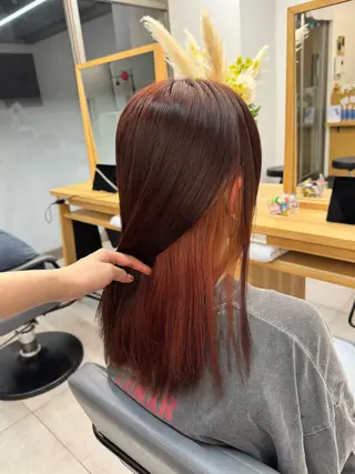 カラー うるツヤカラー💖 なるみももかのヘアスタイル