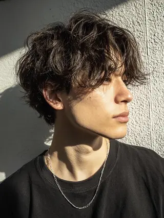 メンズ パーマ 💫お呼ばれヘア💫 men's✨ともえ✨のヘアスタイル