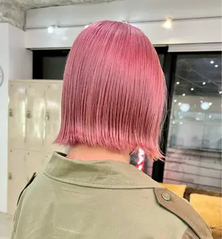 ミディアム 💖saki ケアブリーチ💖のヘアスタイル