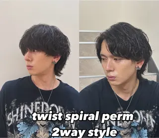 ショート パーマ メンズ 松田 潤平／メンズ特化のヘアスタイル