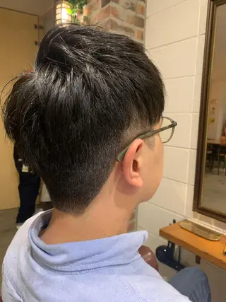 メンズ ショート🌼パーマ 本間正子のヘアスタイル