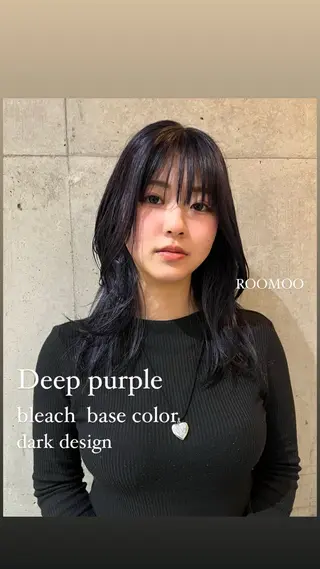 ミディアム レイヤーカット\ウル フ　chinatsuのヘアスタイル