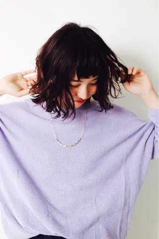 ショート カラー パーマ Link. 中村真穂のマツエク・マツパデザイン