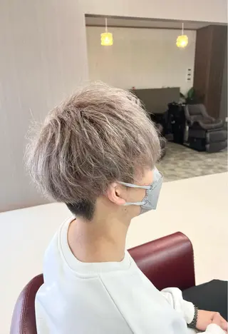 ショート カラー メンズ KEN 🌟のヘアスタイル