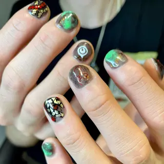 ネイル AOI✩⡱ y2kネイルのネイルデザイン