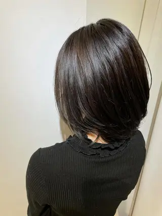 ミディアム カラー eins.hair所属・過去一の柔髪ヘア 🌿einshairのヘアスタイル