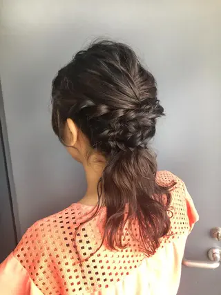 セミロング カラー 女性リピ90%🍨 🩷佐藤みずきのヘアスタイル