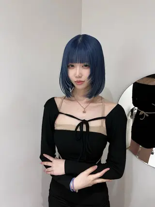 ミディアム カラー TOTA 唯一無二カラーのヘアスタイル