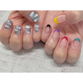 ネイル 𖡼 yumenoのネイルデザイン
