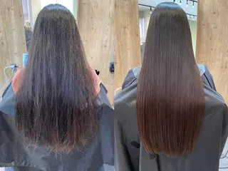 ロング 縮毛矯正/髪質改善 主税巧一のヘアスタイル