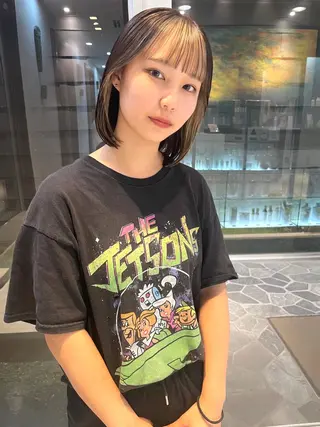 ショート カラー 🌈高田大夢似合わせ 透明感カラー🌈のヘアスタイル