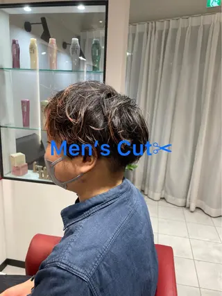 ショート カラー メンズ メンズパーマ/カラー /須藤　大貴のヘアスタイル