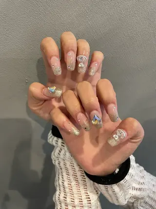 ネイル 束感まつ毛/ネイル/ LED♥KIRARAのマツエク・マツパデザイン