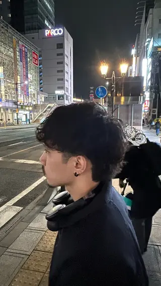 ショート パーマ メンズ 佐藤 笑夢のヘアスタイル