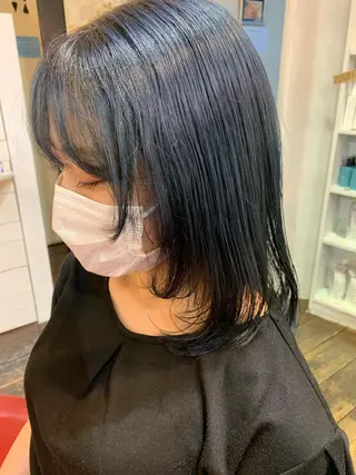 ミディアム 【髪質改善🌿】木本 志歩のヘアスタイル